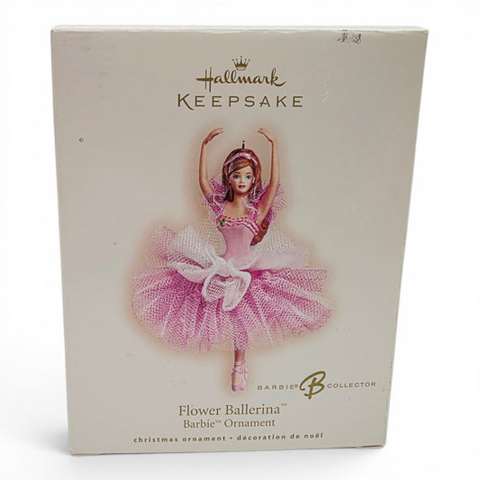 2007 Barbie Flower Ballerina Ornament home decor — Front view