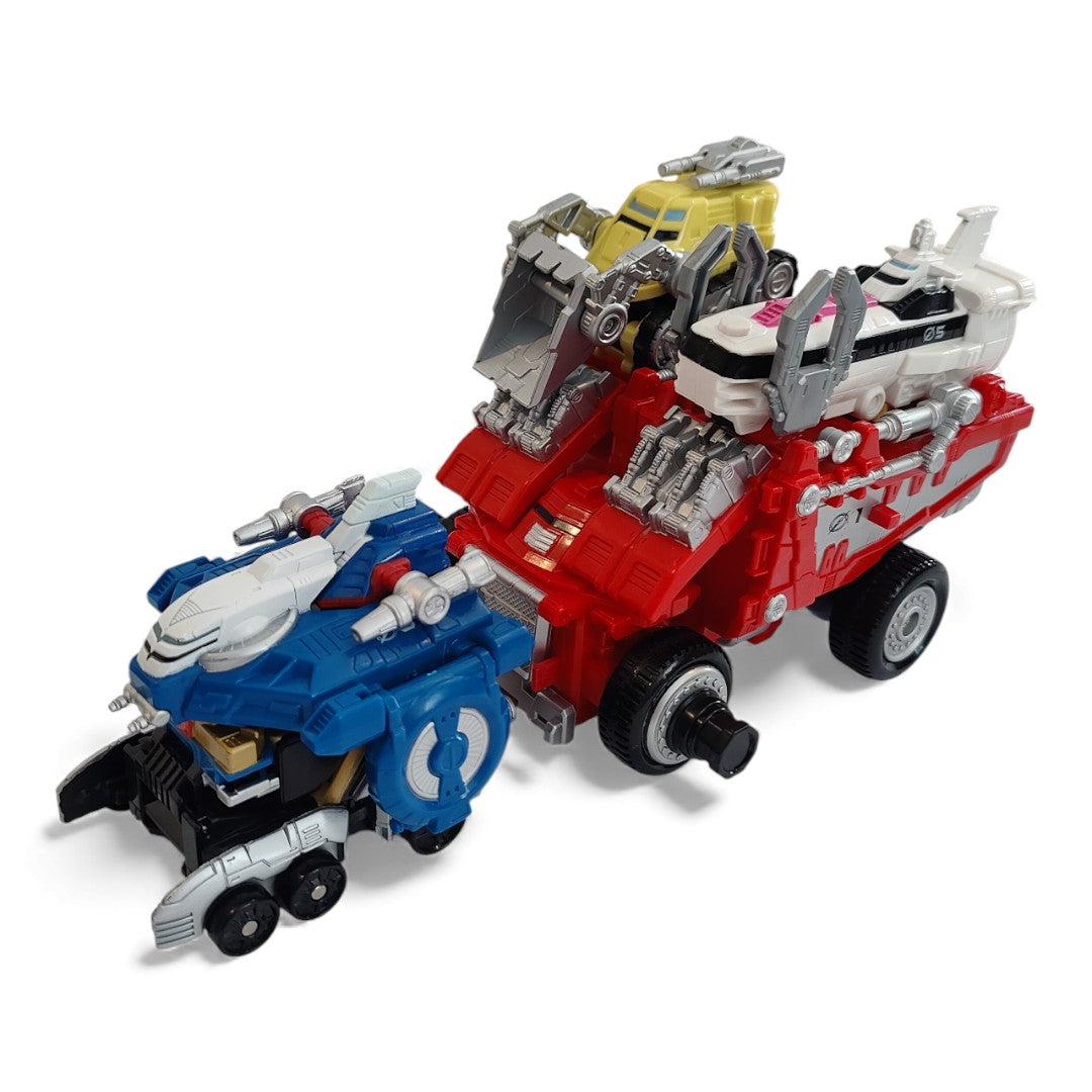 Vintage 2000s action figure playset. Operation Overdrive. Drivemax Megazord. Rare. Close up 9 view.
