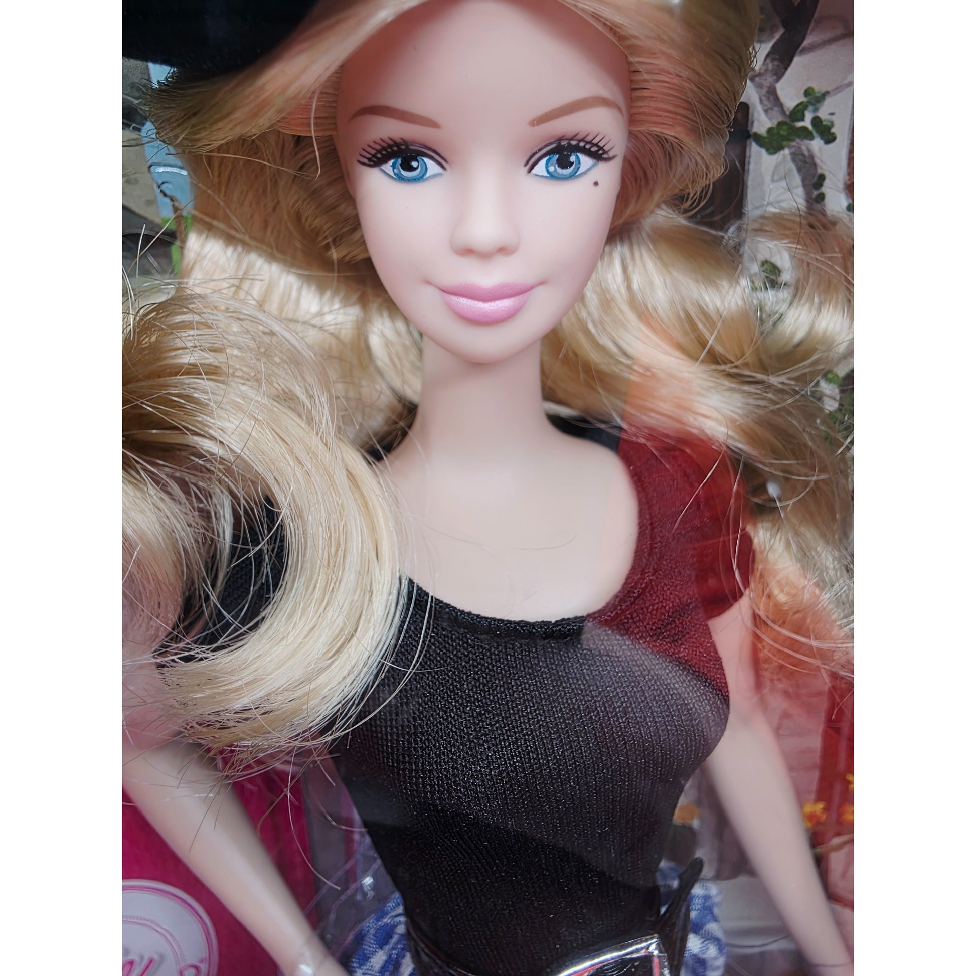 2009 Barbie Dolls of the World France doll — Face close-up