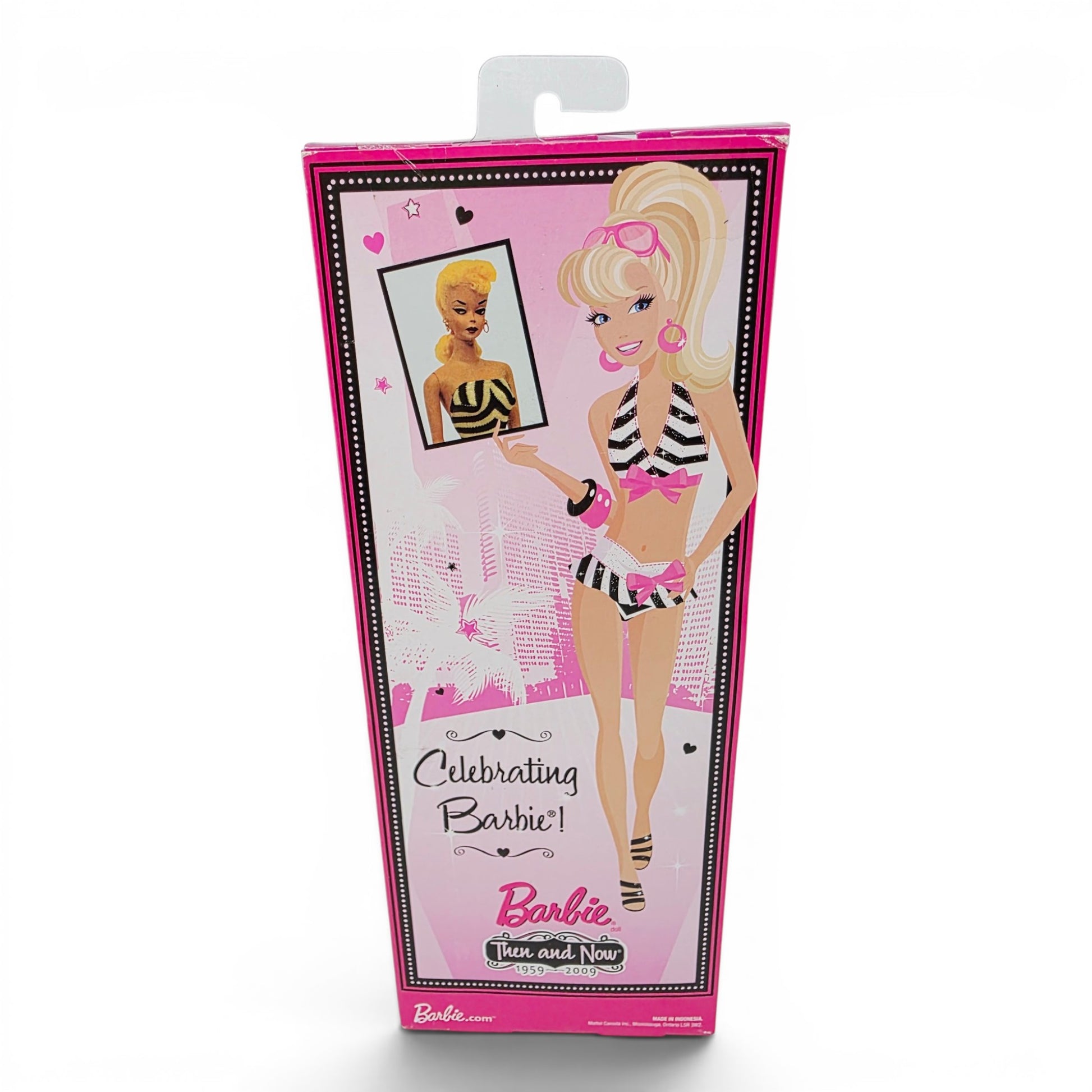 2009 Barbie Then and Now - Bathing Suit doll — Back view