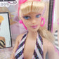 2009 Barbie Then and Now - Bathing Suit doll — Face close-up