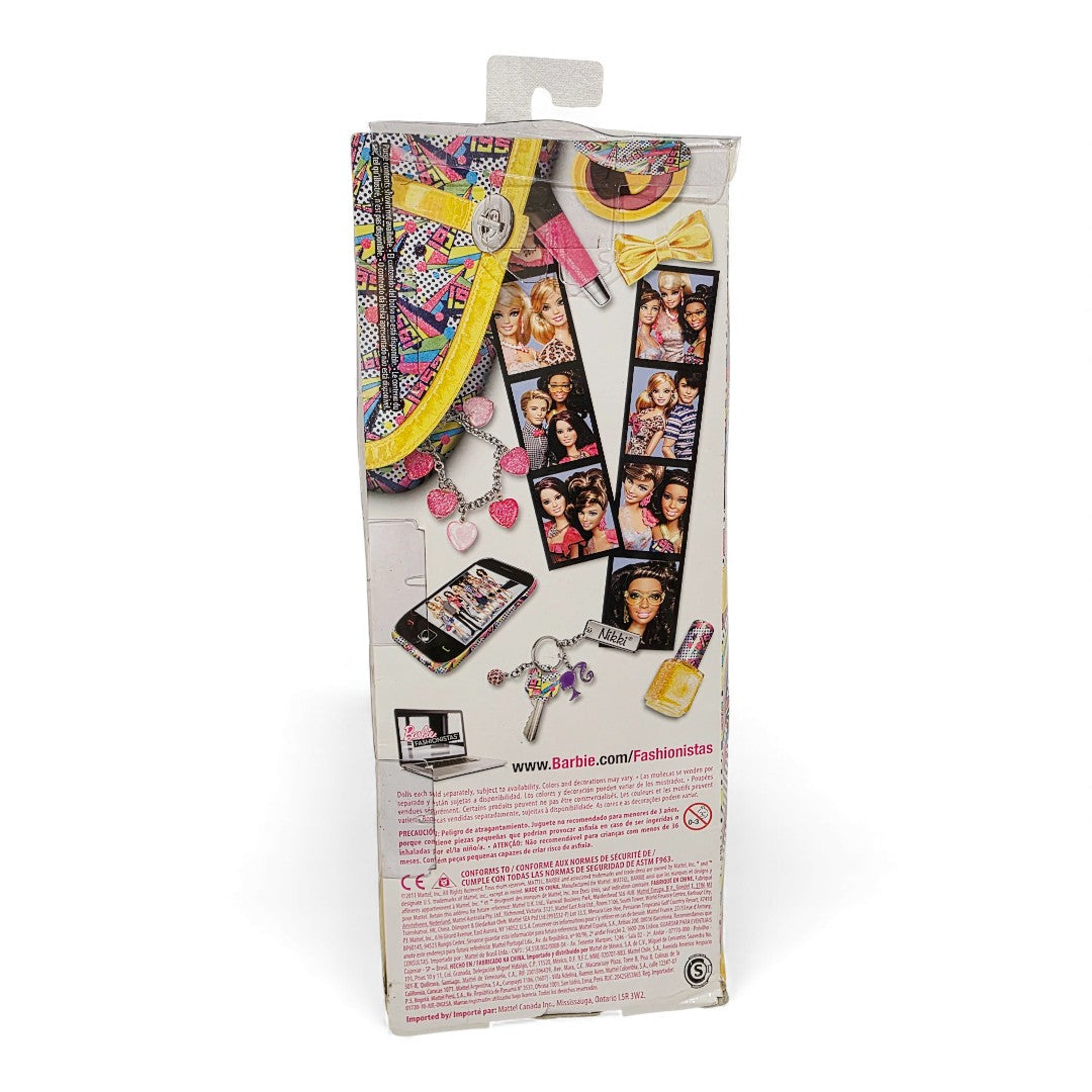 2011 Barbie Barbie Fashionistas Nikki doll — Back view
