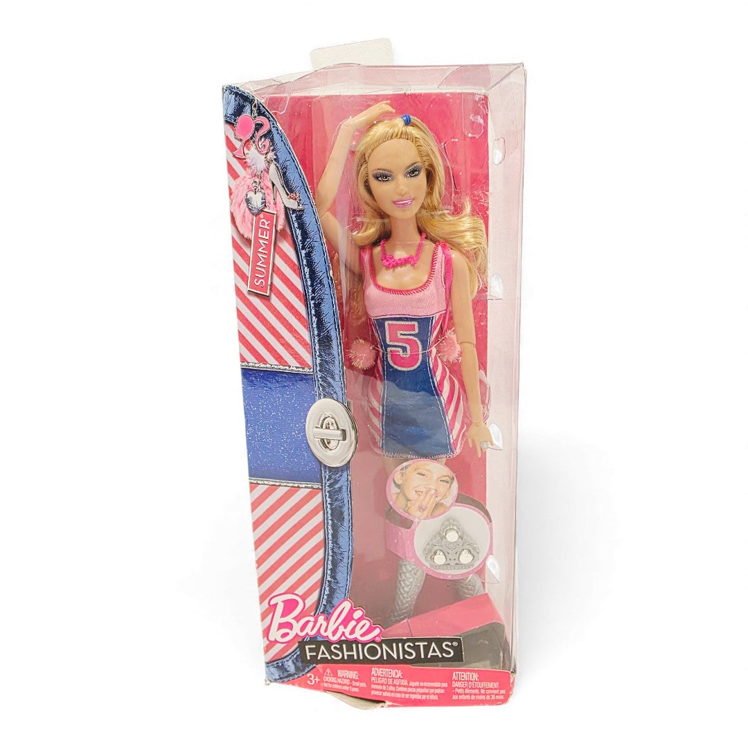 2012 Barbie Barbie Fashionistas Summer doll — Front view