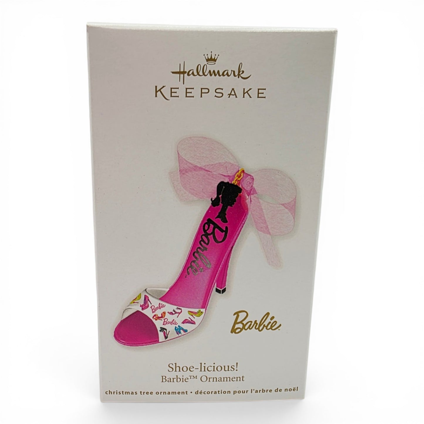 2012 Barbie Shoe-licious Ornament home decor — Front view