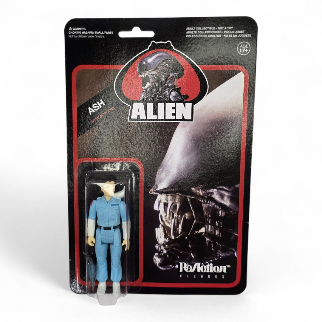 Vintage 2010s action figure. ReAction. Ash. 3.75" Figure. Front view.