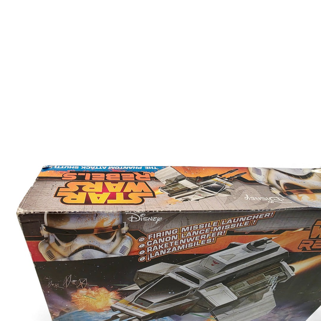 Vintage 2010s action figure playset. Rebels. The Phantom Attack Shuttle Vehicle - Target Exclusive!. Close up 2 view.