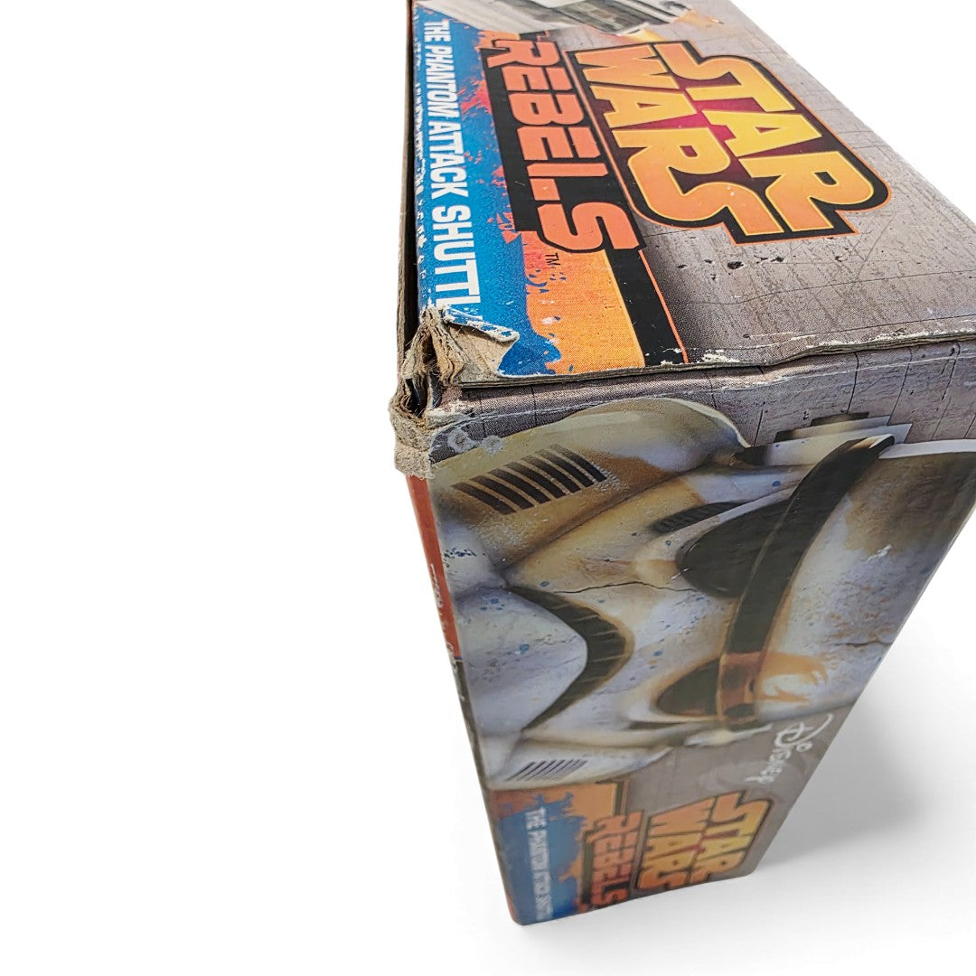 Vintage 2010s action figure playset. Rebels. The Phantom Attack Shuttle Vehicle - Target Exclusive!. Close up 3 view.