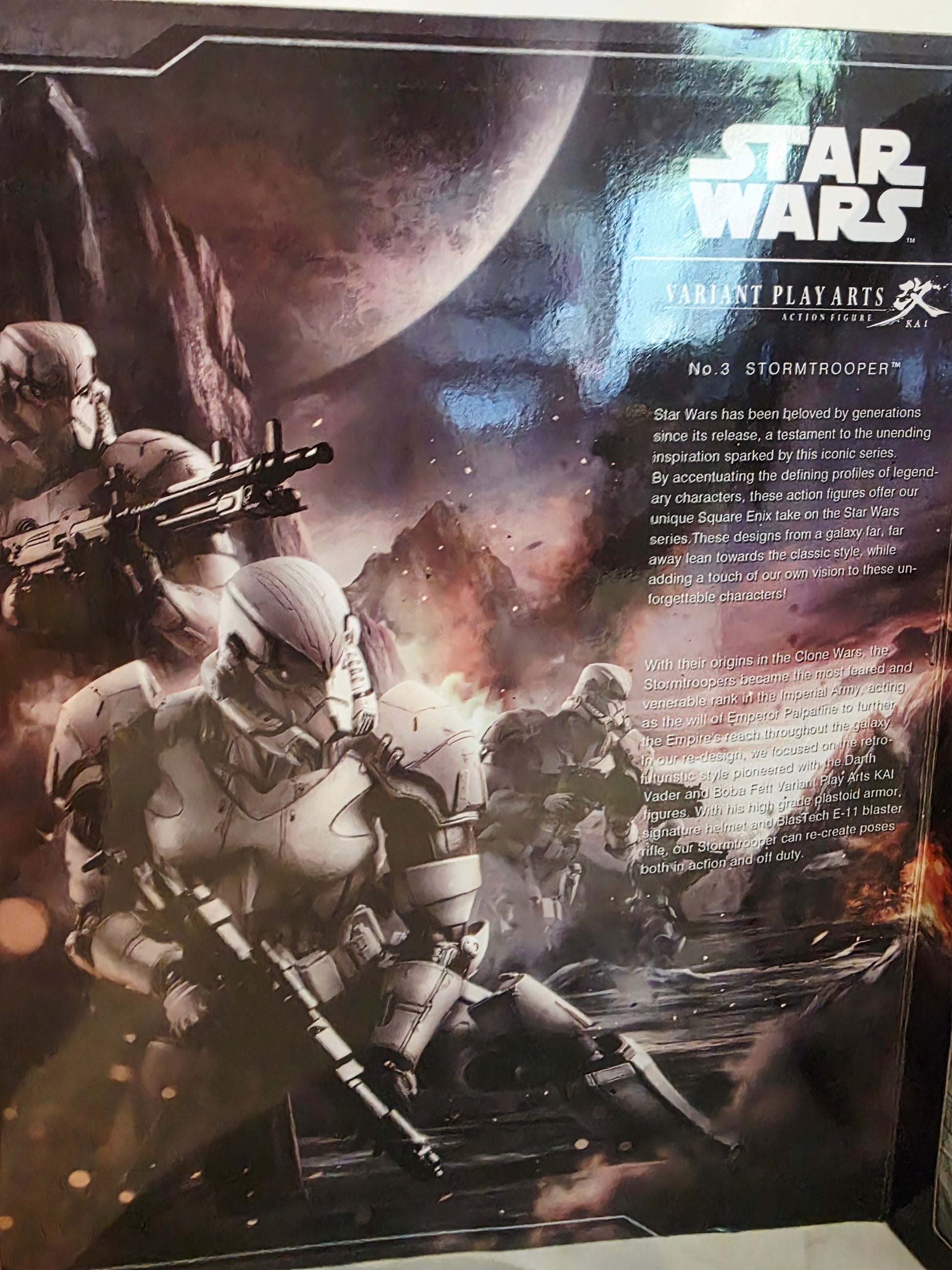 2015 Star Wars Variant Play Arts Kai Stormtrooper action figure — Close-up 3