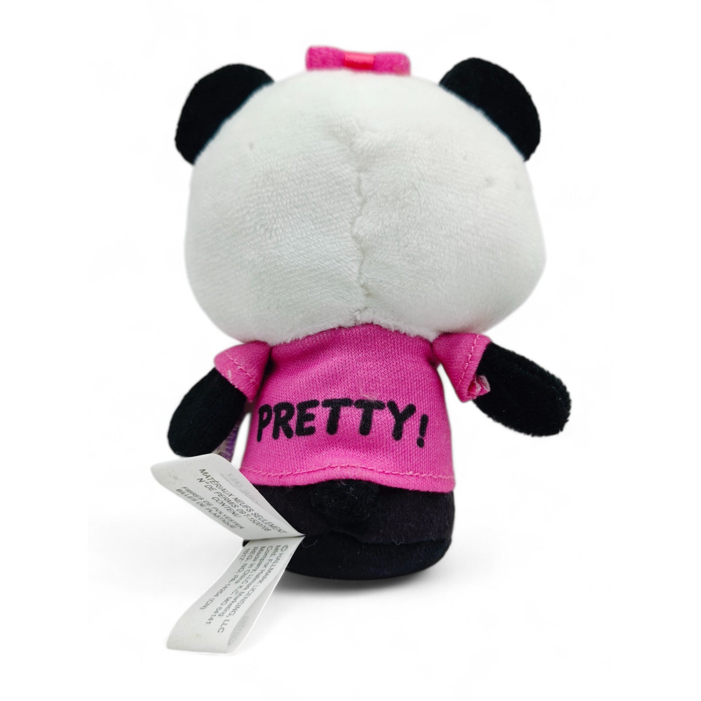 Vintage 2010s plush. Itty Bittys. Pammy. 12cm Mini Plush. Back view.