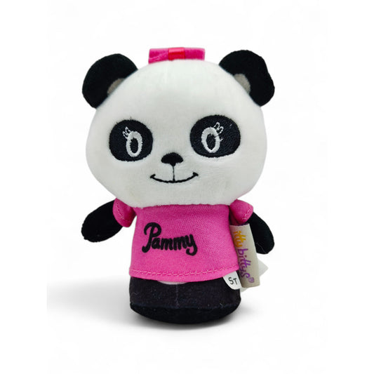 Vintage 2010s plush. Itty Bittys. Pammy. 12cm Mini Plush. Front view.