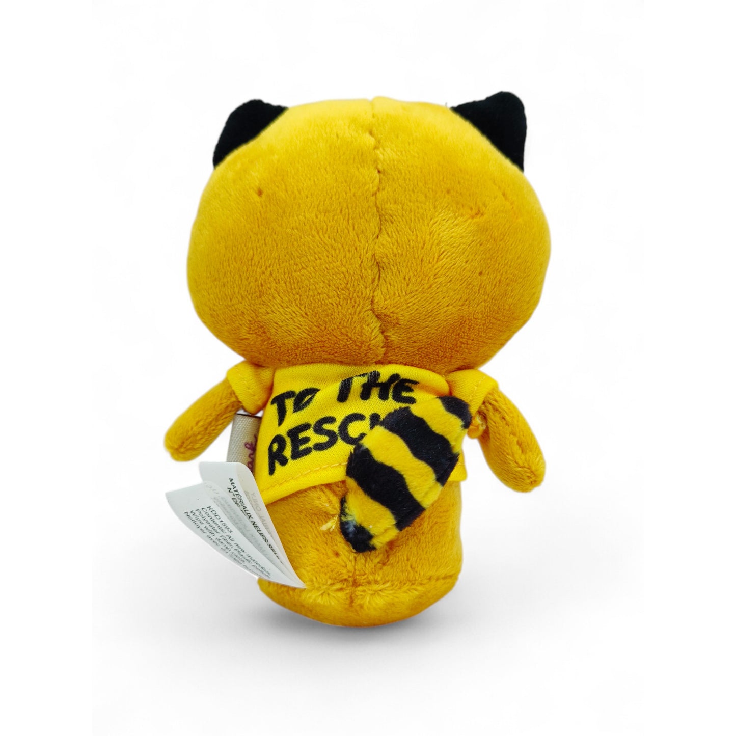 Vintage 2010s plush. Itty Bittys. Rick. 12cm Mini Plush. Back view.