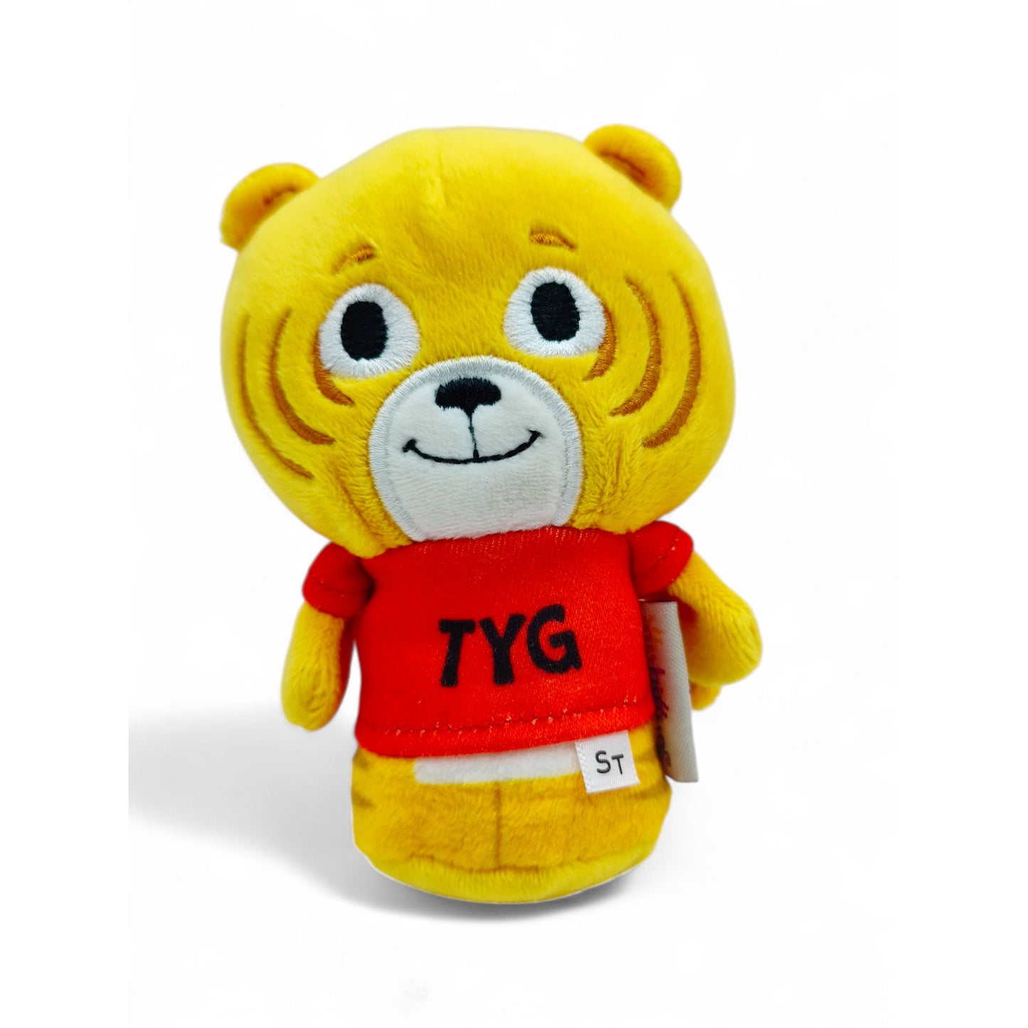 Vintage 2010s plush. Itty Bittys. Tyg. 12cm Mini Plush. Front view.