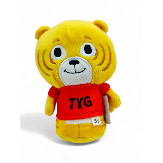 Vintage 2010s plush. Itty Bittys. Tyg. 12cm Mini Plush. Front view.