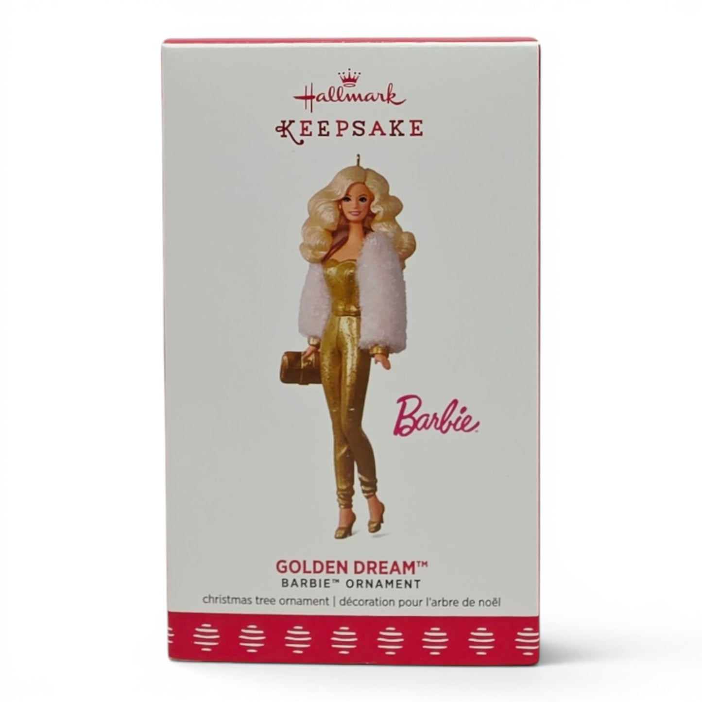 2017 Barbie Golden Dream Ornament home decor — Front view