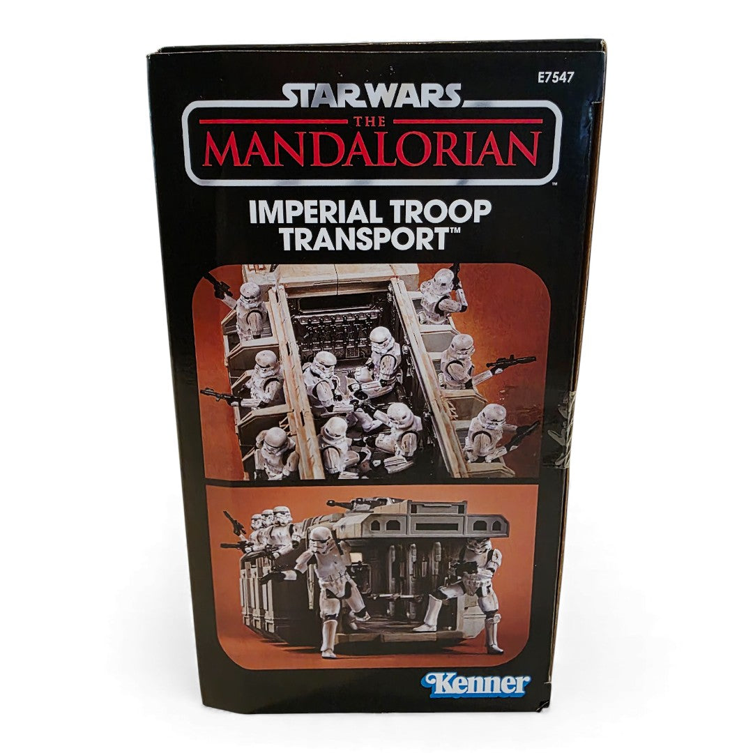 Vintage 2020s action figure playset. The Vintage Collection. Imperial Troop Transport - Mandalorian. Right view.