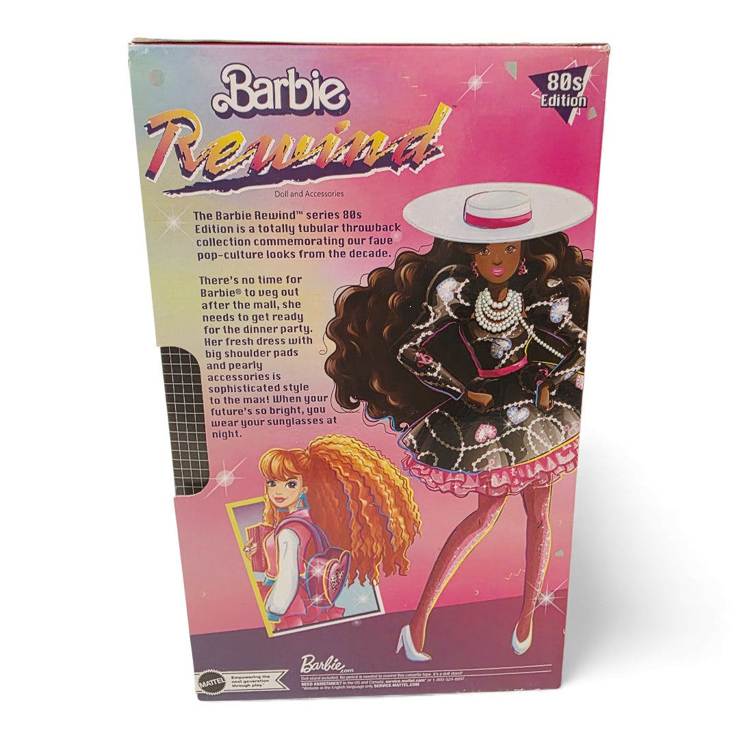 2021 Barbie Barbie Rewind 80s Edition AA doll — Back view