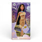 Vintage 2020s doll. Disney Princess Classic Doll. Pocahontas. Pocahontas 11". Face view.