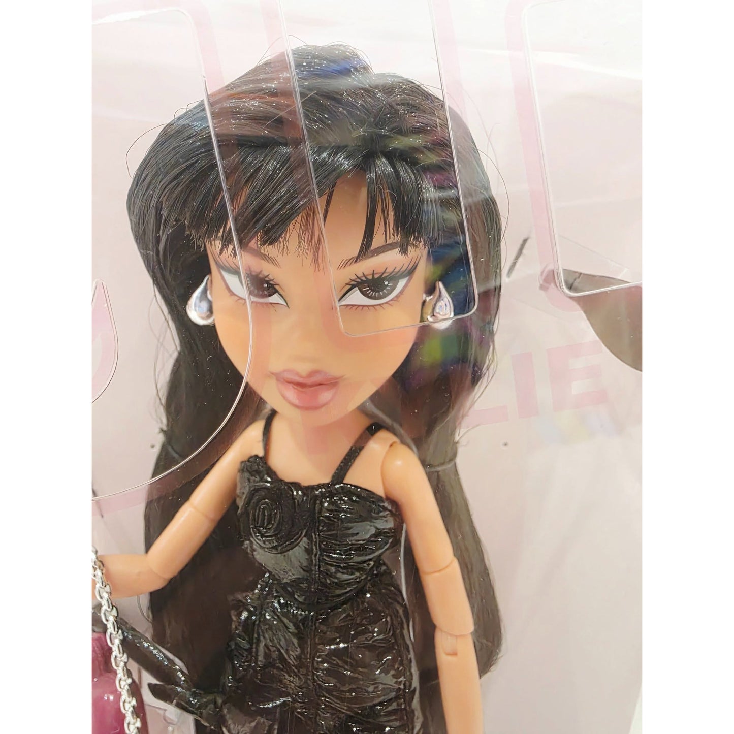 2023 Bratz Bratz x Kylie Jenner Leather & Platforms celebrity doll — Face close-up