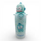 Vintage 2020s kitchenware & tableware. Insulated Stainless Steel Water Bottle. Hangydon. Face view.
