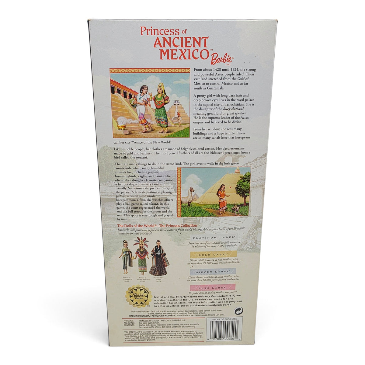 2004 - Barbie - Dolls of the World Princess Collection - Princess of Ancient Mexico - NRFB