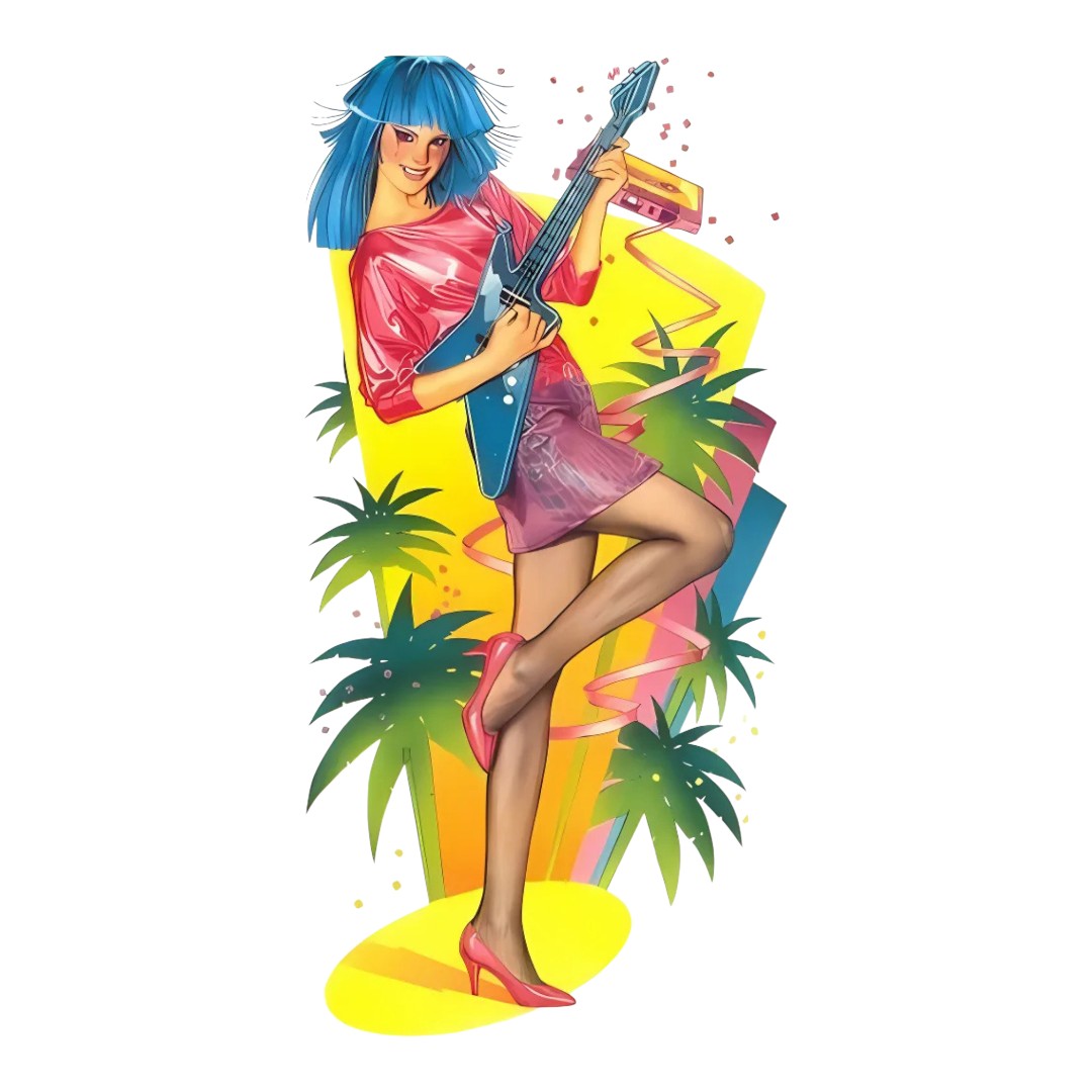Jem & the Holograms Vinyl Stickers - 12cm - Pick your Fave!