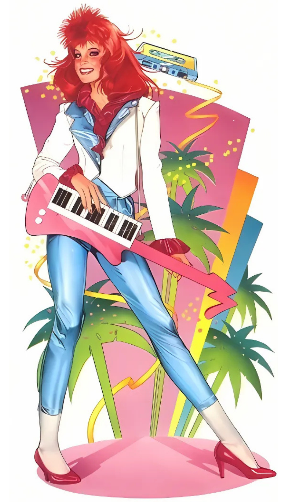 Jem & the Holograms Vinyl Stickers - 12cm - Pick your Fave!