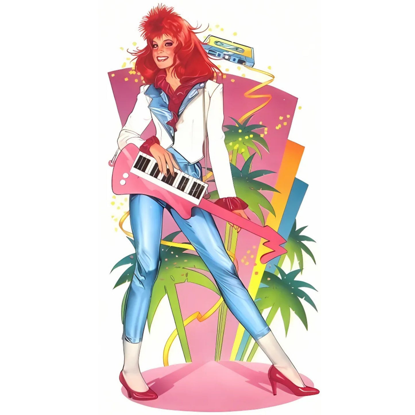 Jem & the Holograms Vinyl Stickers - 12cm - Pick your Fave!