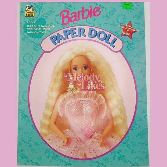 1997 – Barbie – Vintage Paper Doll Book – Locket Surprise – New